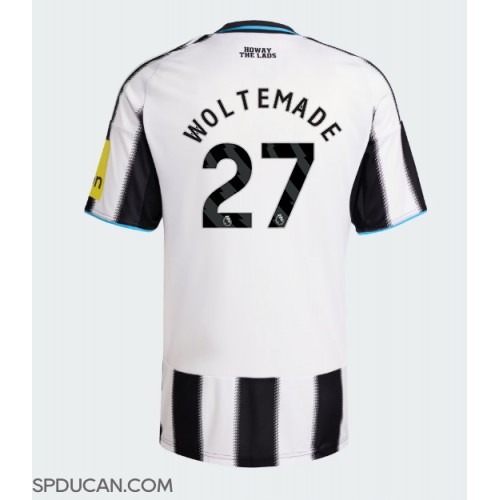 Muški Nogometni Dres Newcastle United Nick Woltemade #27 Domaci 2025-26 Kratak Rukav Muški Nogometni Dres Newcastle United Nick Woltemade #27 Domaci 2025-26 Kratak Rukav
